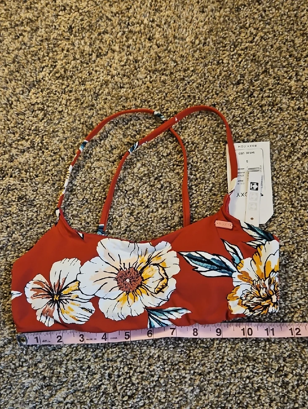 Roxy red floral